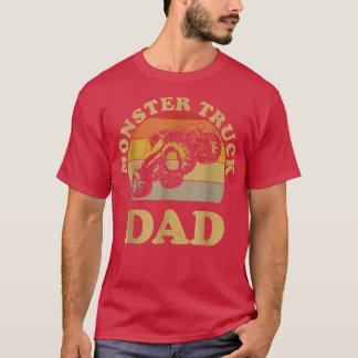 Monster Truck Dad Shirt Retro Vintage Monster Truc