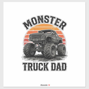 Monster Truck Dad Vintage Off Road Graphic_1