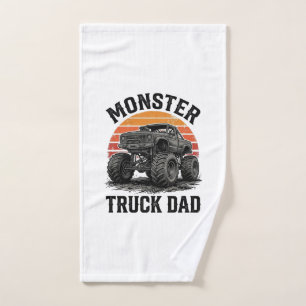 Monster Truck Dad Vintage Off Road Graphic_1 Hand Towel