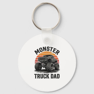 Monster Truck Dad Vintage Off Road Graphic_1 Key Ring