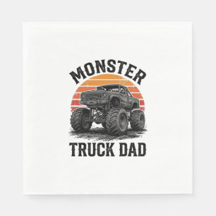Monster Truck Dad Vintage Off Road Graphic_1 Napkin