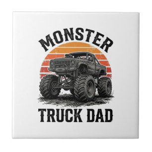 Monster Truck Dad Vintage Off Road Graphic_1 Tile