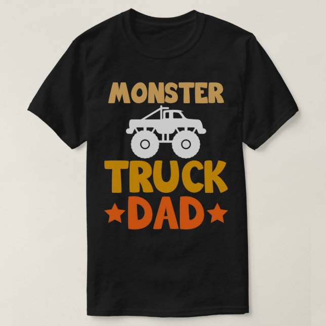Monster Truck Design Monster Truck Dad 2 T-Shirt (Design Front)