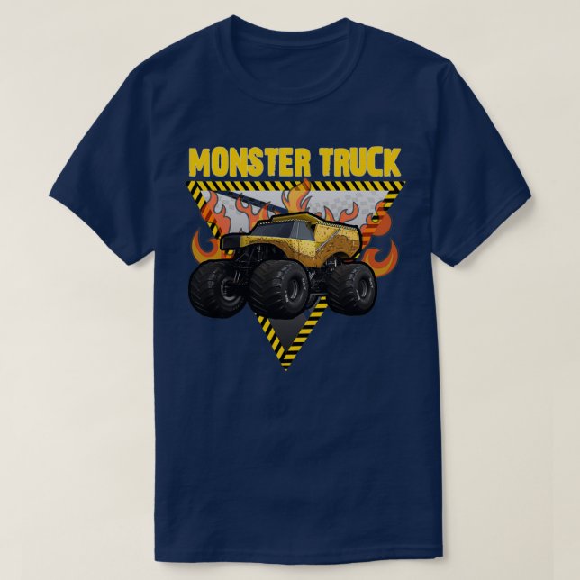 Monster truck Earthshaker monster truck lovers T-Shirt (Design Front)