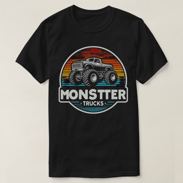 Monster Truck for Toddlers Youth Adults T-Shirt (Design Front)