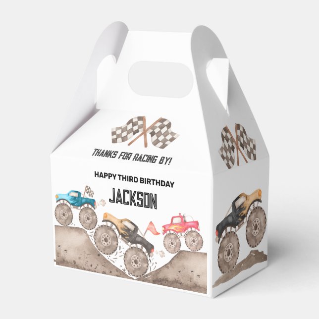 Monster Truck Gable Box, Gift Box (Front Side)