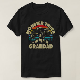 Monster Truck Grandad Matching Family Grandpa T-Shirt
