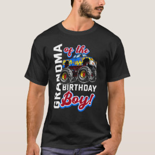 Monster Truck Grandma Of The Birthday Boy T-Shirt