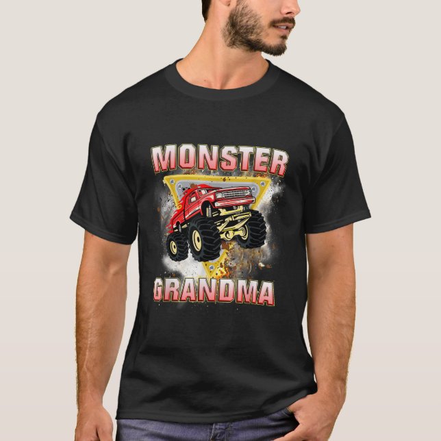 Monster Truck Grandma T Shirt (Front)