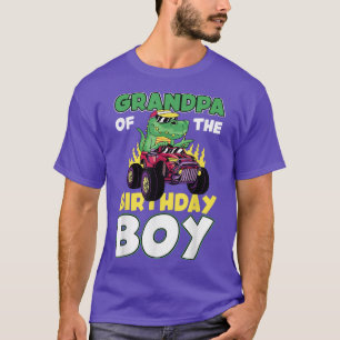 Monster Truck Grandpa Of The Birthday Boy  T-Shirt