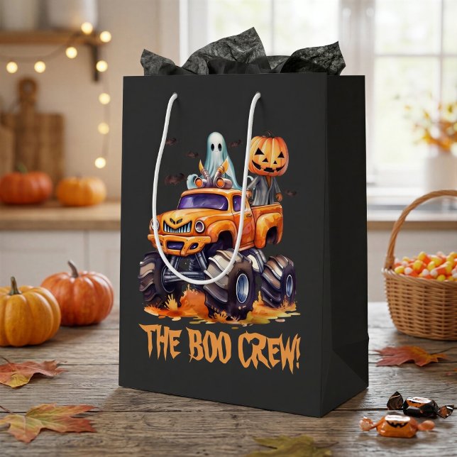 Monster Truck Halloween Favour Bag (Creator Uploaded)