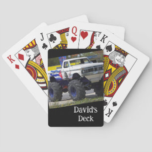 Monster Truck Kids Playing cards Boys