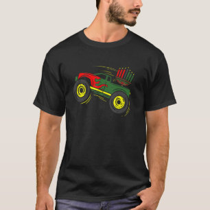 Monster Truck Kwanzaa Kinara Candle Holder Toddler T-Shirt