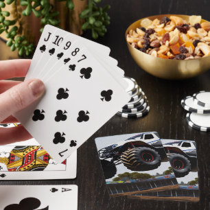 Monster Truck Launch, Deck Of Playing Cards