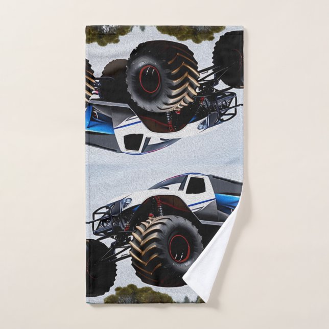 Monster Truck Launch, Hand Towel (Hand Towel)
