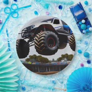 Monster Truck Launch, Paper Plate