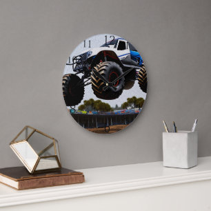 Monster Truck Launch, Wall Clock