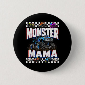 Monster Truck Mama Family Matching Monster Trucks 6 Cm Round Badge