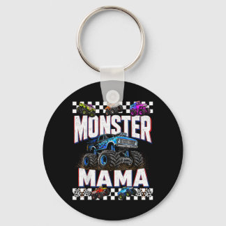 Monster Truck Mama Family Matching Monster Trucks Key Ring