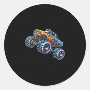 Monster Truck Mama Mum Monster Truck Are My Jam Tr Classic Round Sticker