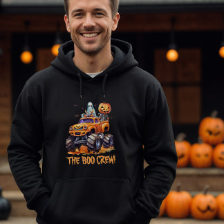 Monster Truck Matching Family Cute Boo Crew Mens Hoodie