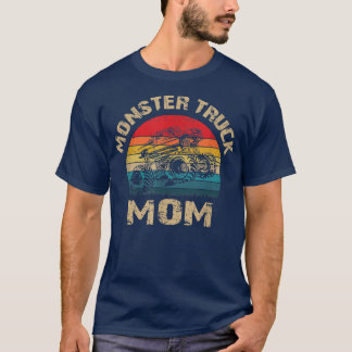 MONSTER TRUCK MOM; Retro Distressed Big Truck T-Shirt