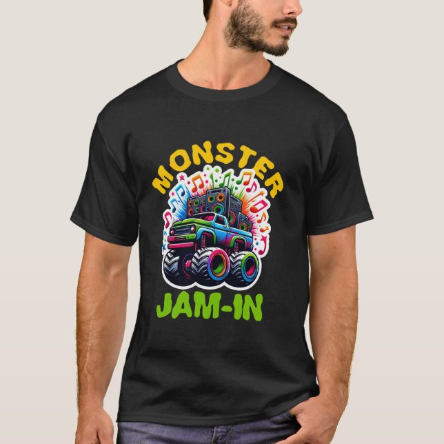 Monster Truck Monster Jam In Off Road Adventure T  T-Shirt (Front)