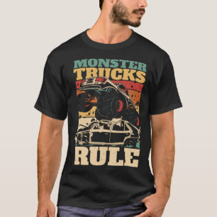 Monster Truck Monster Trucks Rule Pullover Hoodie