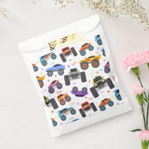 Monster Truck Party Gift Bags, Truck Birthday Favour Bags