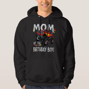 Monster Truck Party Mum Of Birthday Boy Hoodie