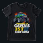 Monster Truck Personalised Birthday Party Tri-Blend Shirt<br><div class="desc">Make your little one’s big day even more exciting with this Monster Truck Personalised Birthday Party Tri-Blend Shirt! Designed for the ultimate truck-loving kid, this soft and comfy tee features a bold monster truck graphic and can be customised with your child’s name and age. Whether they’re racing through a party...</div>