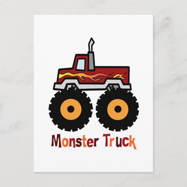 Monster Truck Postcard (Front)