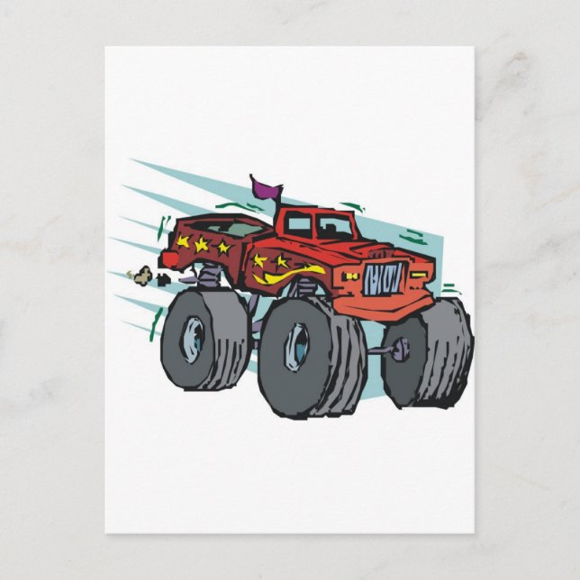 monster truck postcard (Front)