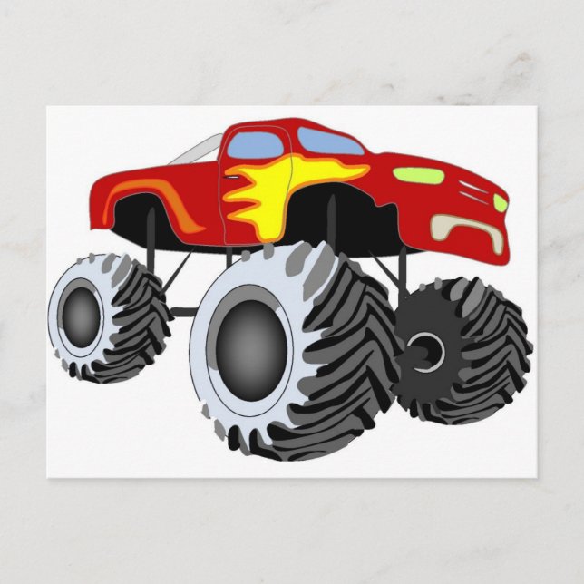 Monster Truck Postcard (Front)