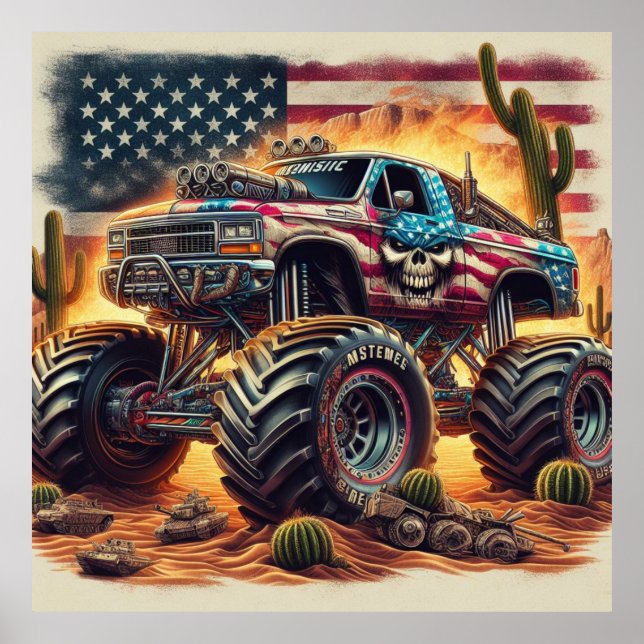 MONSTER TRUCK POSTER (Front)