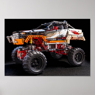 monster truck poster