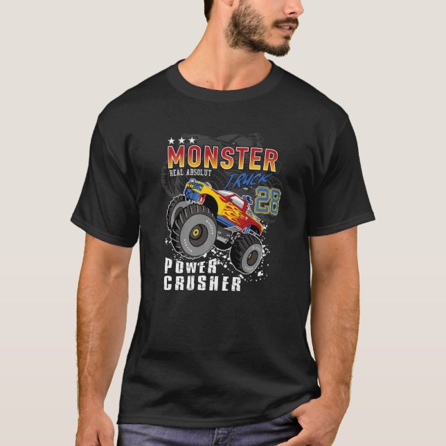 Monster Truck Power Crusher   T-Shirt (Front)