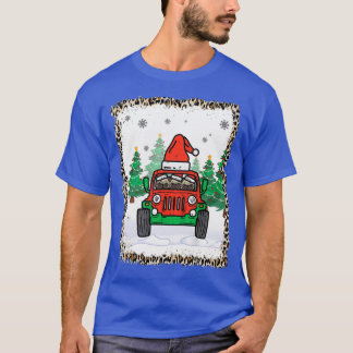 Monster Truck Pug Santa Christmas Dog Lover Xmas B T-Shirt