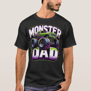 Monster Truck Race Racer Driver Dad Fathers Day 2 T-Shirt
