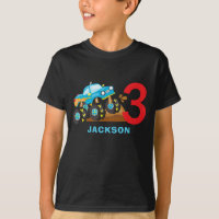 Monster Truck Rally Boy Birthday Party Outfit