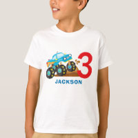 Monster Truck Rally Boy Birthday Party Outfit