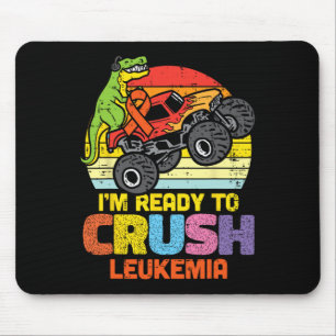 Monster Truck Ready To Crush Leukaemia Awareness B Mouse Mat