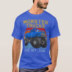 Monster Truck Retro Sunset Vintage Monster Trucks T-Shirt
