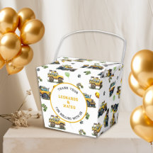 Monster Truck Safari Watercolor Twin Boys Birthday