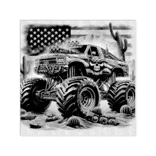 MONSTER TRUCK SELF-INKING STAMP