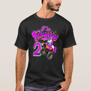 Monster Truck Sister Of The Birthday Boy Dinosaur  T-Shirt
