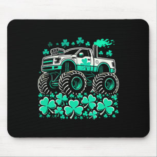 Monster Truck St Patricks Day Boys St Pats Mouse Mat