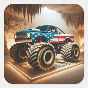 MONSTER TRUCK STICKER