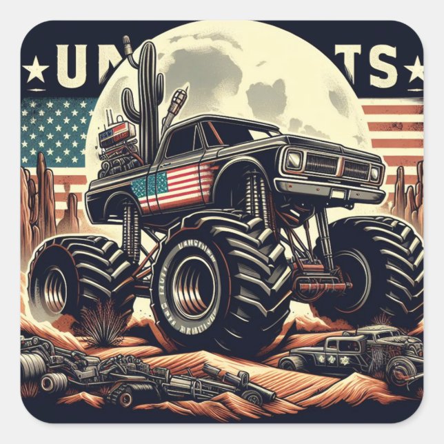 MONSTER TRUCK STICKER (Front)