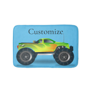 Monster Truck Thunder_Cove Bath Mat